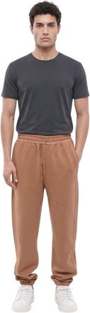 Saint Laurent Brown Drawstring Joggers