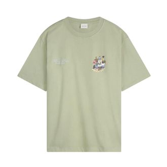 Filling Pieces Tops, Heren, Groen, 2Xl, Katoen, T-shirt Supper