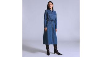 Levi's Boiler Dress - Womens - XS - Blue