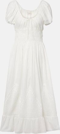 Faithfull The Brand Sunniva cotton midi dress