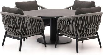 Bellagio la vita attrattiva Bellagio Cupello/La Fonte &oslash;150cm low dining tuinset 5-delig