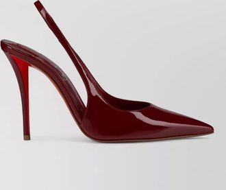 Christian Louboutin leather slingback pumps