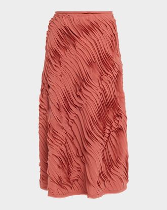 Ulla Johnson Amiko Chiffon Midi Skirt