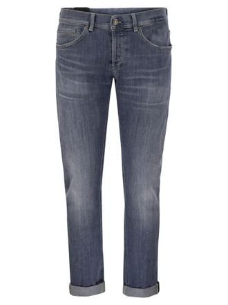 Dondup George slim-fit jeans van stretchdenim