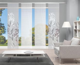 Vision S Schiebegardine »4ER SET SEMORA« Paneelwagen 4 Stk. tlg. HxB: 260x60, Schiebevorhang 4er Set Digitaldruck