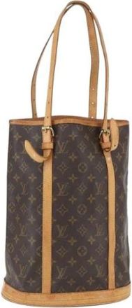 Louis Vuitton Pre-owned Bucket Bags, female, Brown, Size: ONE SIZE Pre-owned Bucket Bag