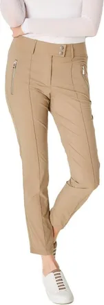 Anatomie The Peggy Zippered Pant in Khaki at Nordstrom, Size Medium