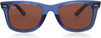 Ray-Ban RB2140F Asian Fit 6587C5 Mens Sunglasses Blue Size 52