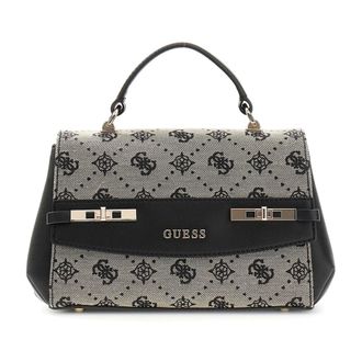 Guess Melinda Quattro G Top Handle Crossbody - female - Guess - Handbags - Black - ONE SIZE - Bags