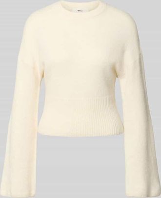 Gina Tricot Strickpullover mit weiten &Auml;rmeln Modell Stella in Ecru, Gr&ouml;&szlig;e XS