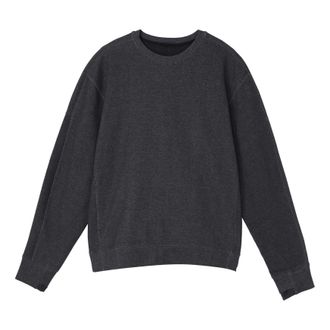 Nike Yoga Solid Color Round Neck Casual Pullover Sports Sweatshirt Mens Black CU6246-010