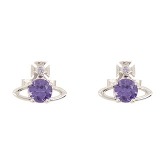 Vivienne Westwood Reina Oorbellen - Dames - Oorbellen - Grijs - ONE Size - Accessoires