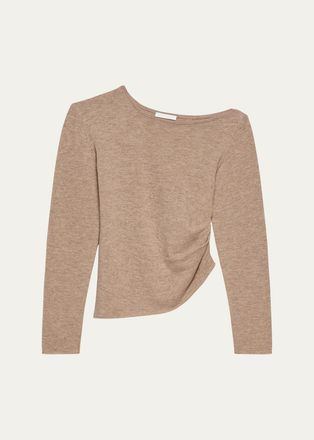Helmut Lang Draped Asymmetric Top