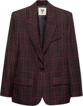 Aniye By Noa Geruite Oversized Blazer - Dames - Blazers - Rood - L - Polyester - Jassen