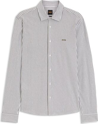 HUGO BOSS Mysoft 2 M Shirt - Heren - Zakelijke Overhemden - Veelkleurig - XL - Katoen - Overhemden