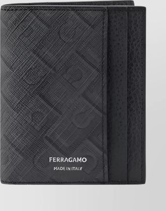 Ferragamo folded leather card holder