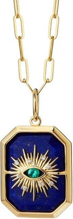 Syna Eye of The Cosmos Necklace in Lapis Lazuli at Nordstrom