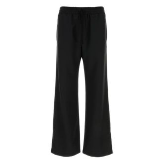 Valentino Heren, Broeken, Zwart, Maat: M Jersey