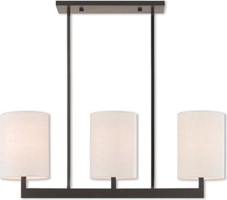 Livex Lighting Livex Hayworth 3 Light Bz Linear Chandelier
