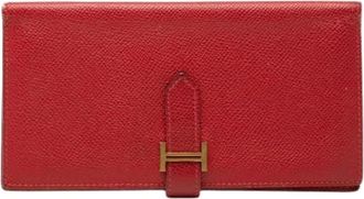 Herm&egrave;s Pre-owned Long Wallet - - Pre-owned - Donna - Rosso - ONE SIZE