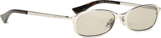 Saint Laurent Womens Sl 934 Mia Sunglasses Silver Warm G Acetate; Nylon