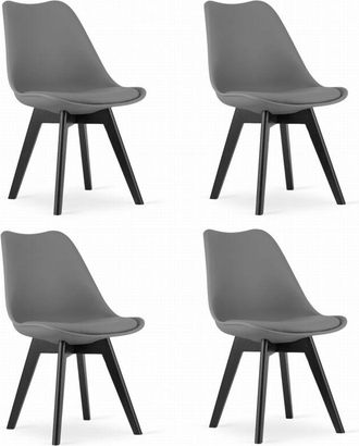 OEM Silla Mark - Grafito / Patas Negras X 4