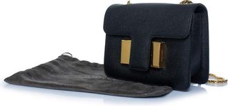 Tom Ford Black grained leather Sienna bag