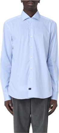 Fay Heren, Overhemden, Blauw, Maat: S