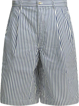 Comme Des Gar&ccedil;ons Gestreepte Pliss&eacute; Shorts - Heren - Korte Broeken - Veelkleurig - M - Katoen - Korte Broeken