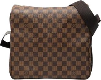 Louis Vuitton Pre-owned Cross Body Bags, female, Brown, Size: ONE SIZE Pre-owned Naviglio Cross Body Bag