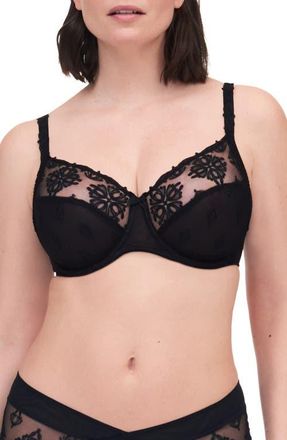 Chantelle Champs-&Eacute;lys&eacute;es Underwire Bra in Black at Nordstrom, Size 36D