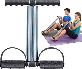 Trade Shop Trade Shop - Corda Elastica Con Doppia Molla Per Bodybuilding Fitness Yoga Allenamento Addome