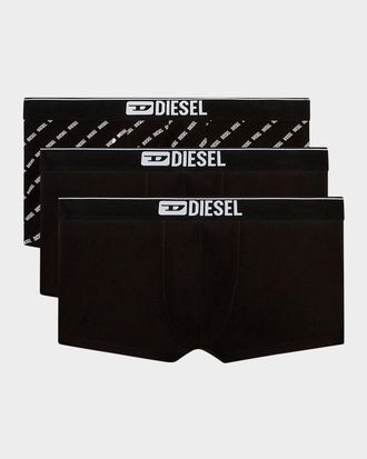 Diesel Men & apos;s Damien Assorted Stretch 3-Pack Boxer Briefs
