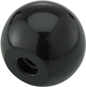 Fortis Pulsante sferico Din319 Duroplast. Forma c. 50mm. m 12. Contenuto: 3 pezzi Fortis