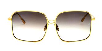Linda Farrow LFL1597 C1 Womens Sunglasses Gold Size Standard