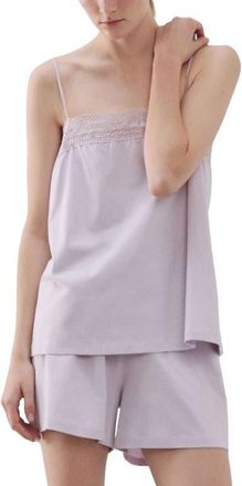 Mango Cotton Camisole in Lilac at Nordstrom, Size Medium