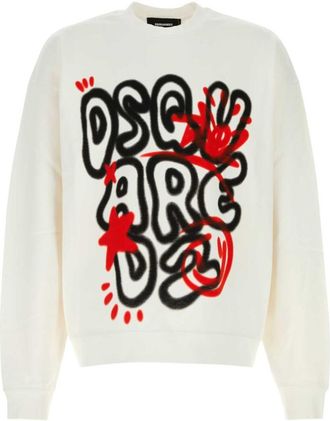 Dsquared2 White Crew Neck Sweatshirt