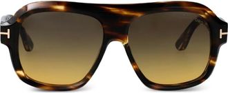 Tom Ford Eyewear Occhiali da sole tondi - Marrone