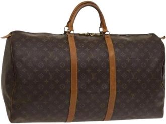 Louis Vuitton Pre-owned Weekendtas - Dames - Vintage Weekendtas - Bruin - ONE Size - Vintage