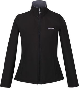 Regatta Connie V Softshell Walking Jacket in Black at Nordstrom, Size 12