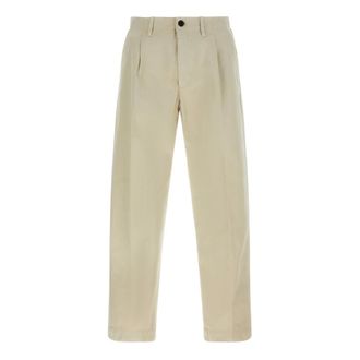 Incotex Straight Trousers, male, Beige, W31, Cotton Trousers