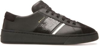 Bally Roller lace-up sneakers - men - Fabric/Calf Leather/Rubber - 42 - Black
