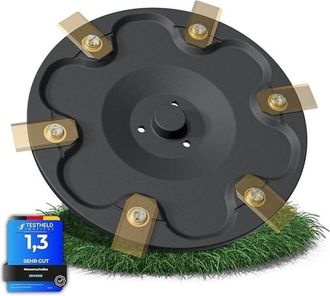 OEM Disco De Corte De 6 Cuchillas Para Cortac&eacute;spedes Rob&oacute;ticos Segway Navimow I105e, I108e E I110n - Pl&aacute;stico Reforzado Para Un Corte Limpio - 16 X 16 X 2