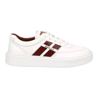 Bally Coby 6310054 Mens White Lamb Leather Sneakers