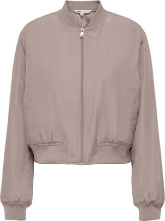 Only Bomberjacke ONLY ONLALMA BOMBER OTW NOOS, Damen, Gr. XL, adobe rose, Web, Obermaterial: 100% Polyester, unifarben, regular fit taillenbedeckt, Rundhal