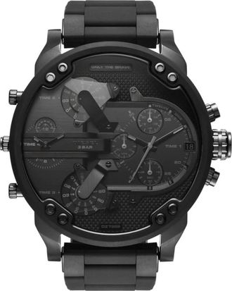 Diesel Dz 7396 Mr. Daddy 2.0 Horloge - Heren - Horloges - Zwart - ONE Size - Accessoires