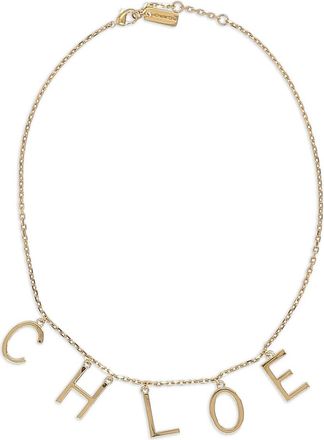 Chlo&eacute; Logo-lettering Necklace