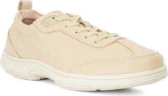 Dune London Ladies ESTAFAN Lace-Up Trainers Size UK 6 Taupe