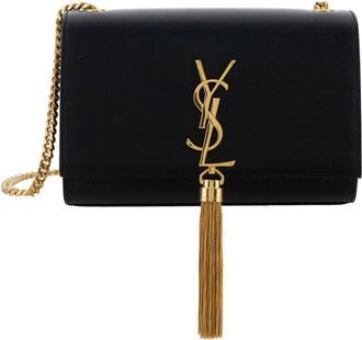 Saint Laurent Black Kate Small Shoulder Bag