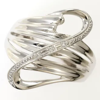 C&A White Gold White Gold (10K) Band Ring (Pre-Owned)